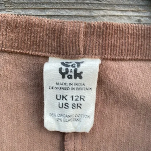 Lucy & yak brown corduroy dungarees overalls - Picture 6 of 9